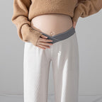 Maternity Pants, Low Waist Loose Wide Leg Trousers for Casual Outerwear Comfort