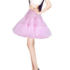 BABYONLINE Petticoat for Dresses, Adult Crinoline Underskirt, Tulle Bridal Slip, Rockabilly Skirt, Tutu for Wedding
