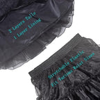 BABYONLINE Petticoat for Dresses, Adult Crinoline Underskirt, Tulle Bridal Slip, Rockabilly Skirt, Tutu for Wedding