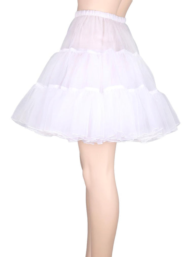 BABYONLINE Petticoat for Dresses, Adult Crinoline Underskirt, Tulle Bridal Slip, Rockabilly Skirt, Tutu for Wedding