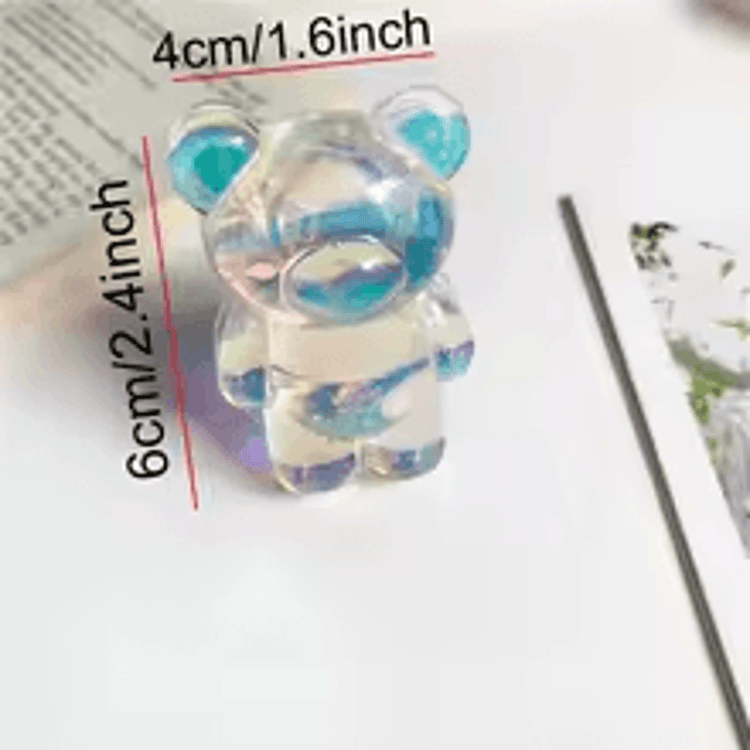 Foldable Bear Finger Grip Phone Stand for Mobile Accessories
